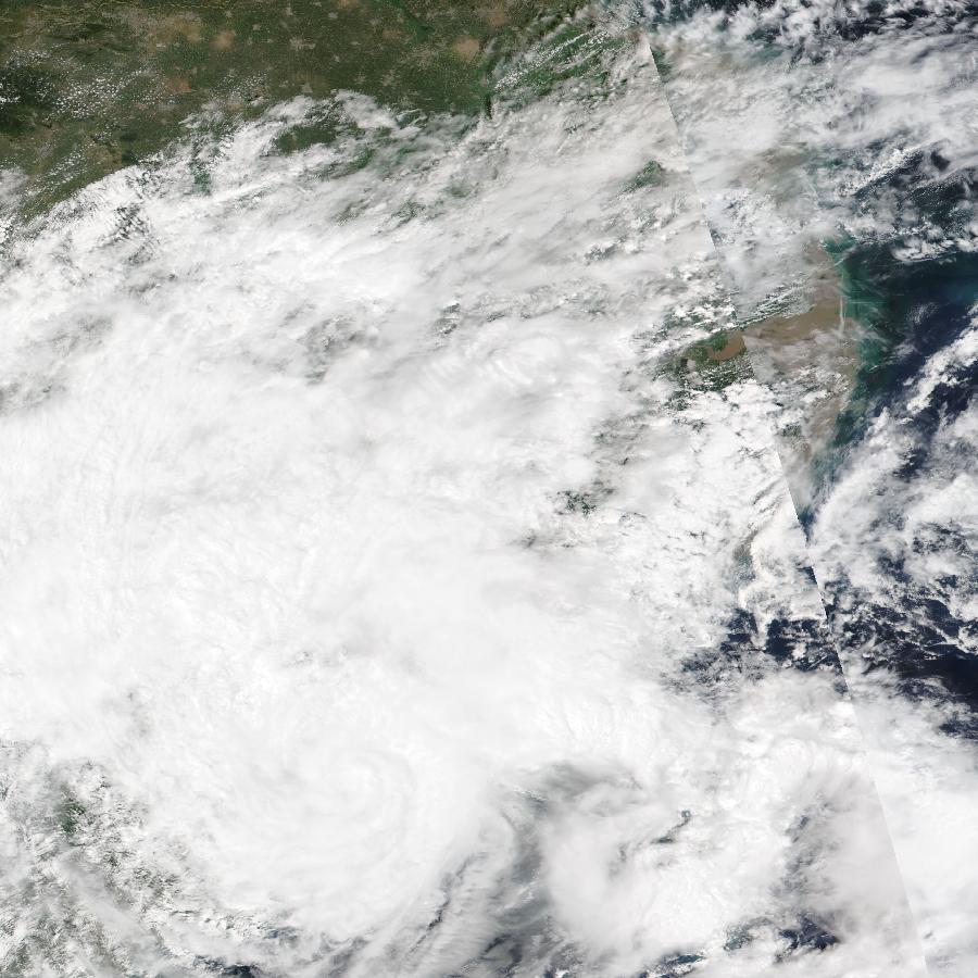 NOAA-20 satellite view of clouds over eastern and southern China on 3 September 2026